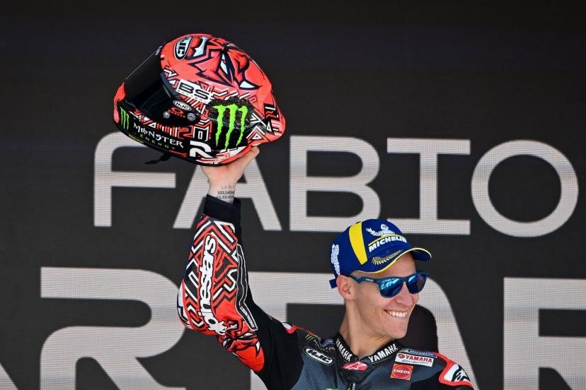 Fabio Quartararo n'était plus monté sur le podium depuis octobre 2023. (L.Swiderek/Photopsp)