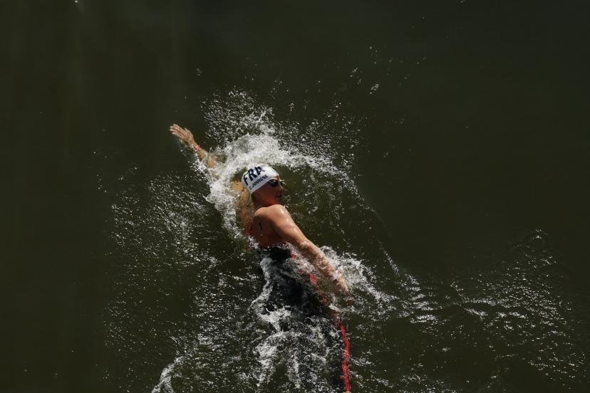 Caroline Jouisse en action lors des JO 2024. (S. Boué/L'Équipe)