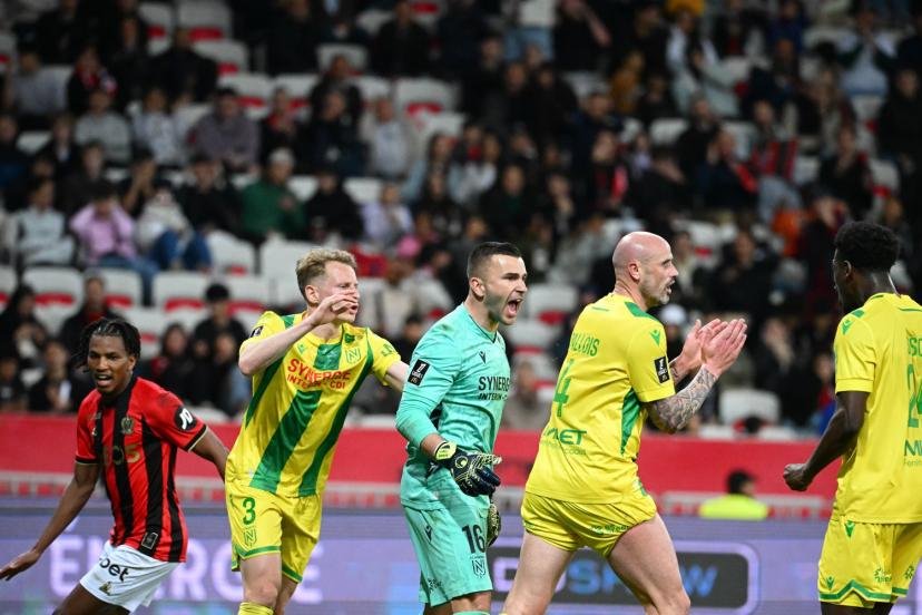 Anthony Lopes retrouve sa place dans le but nantais après l'intérim de Patrik Carlgren contre le PSG, mardi (1-1). (A. Réau/L'Équipe)