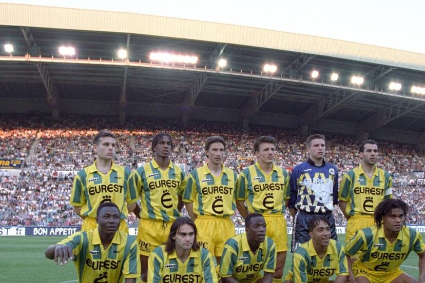 La fameuse équipe du FC Nantes version 1994-1995. (A. Lecoq/L'Équipe)