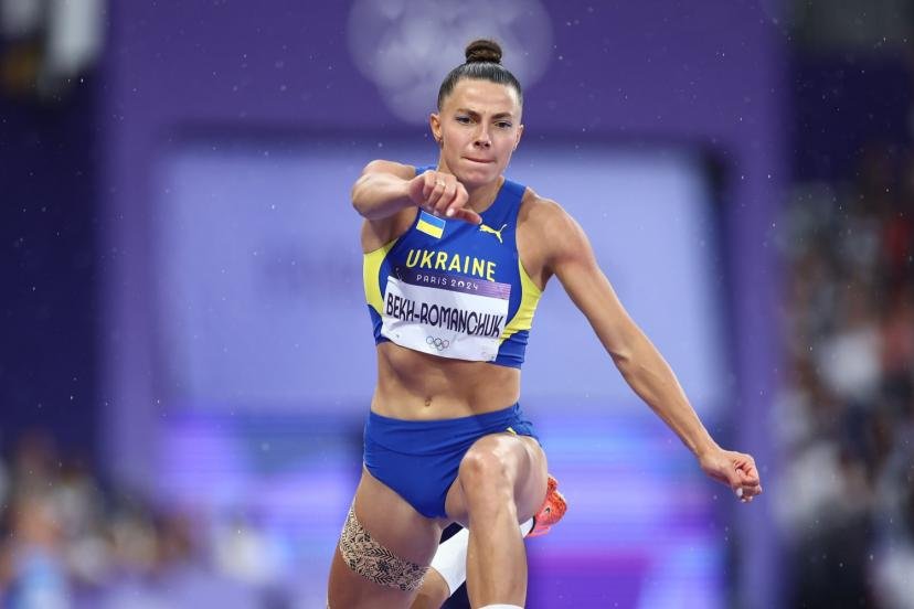 Maryna Bekh-Romanchuck lors des JO de Paris. (A. Martin/L'Équipe)