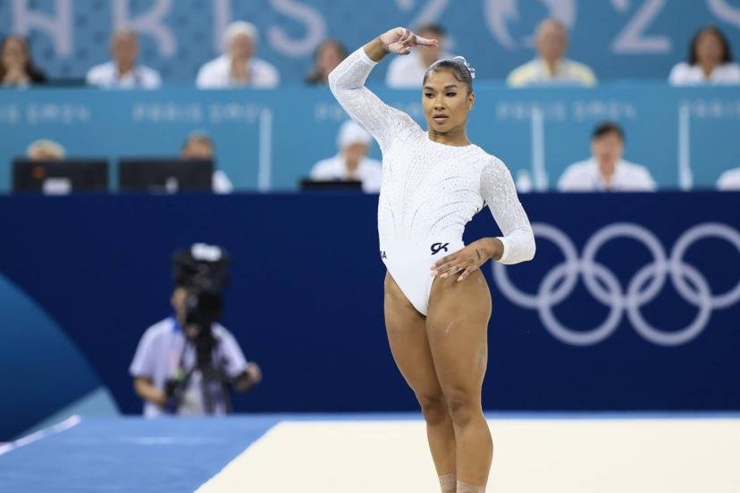 Jordan Chiles s'est vue retirer sa médaille de bronze au sol au profit de la Roumaine Anna Barbosu. (F.Seguin/L'Equipe)