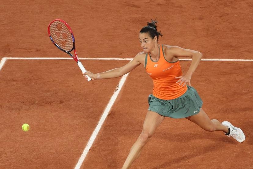 Caroline Garcia espère revenir pour Roland-Garros. (N. Luttiau/L'Équipe)