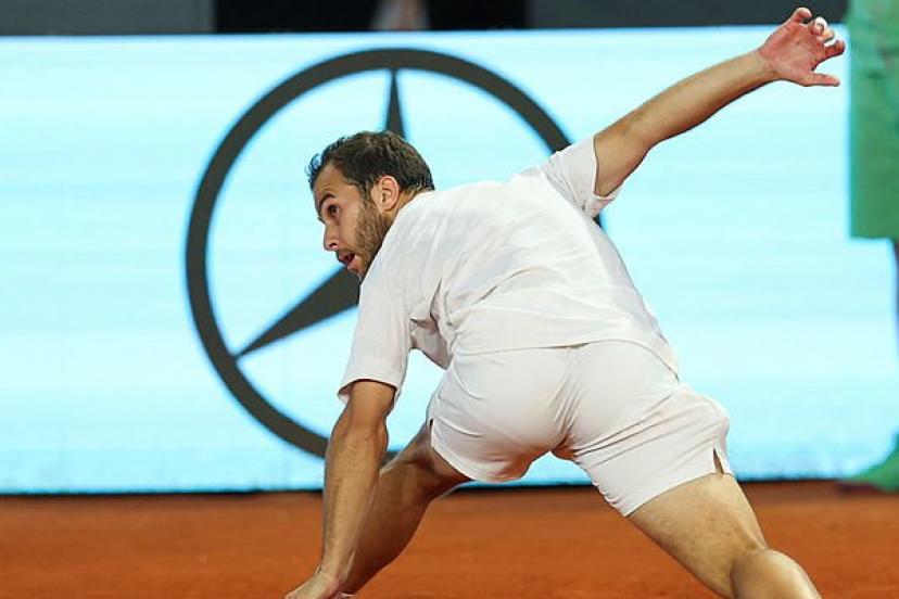 Hugo Gaston a cédé à Rome (AFP)