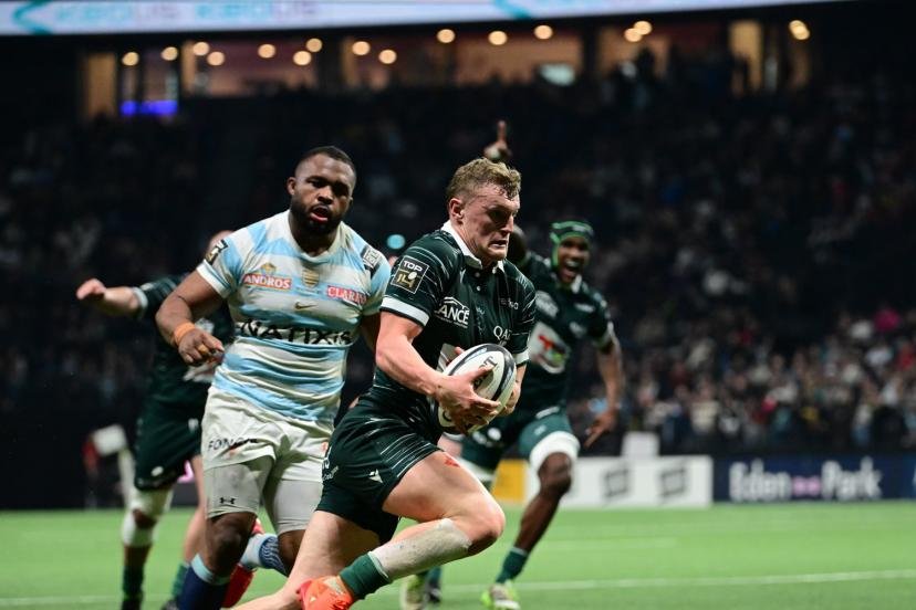 Émilien Gailleton s'est blessé lors de la victoire au Racing 92. (Jean-Baptiste Autissier/L'Équipe)
