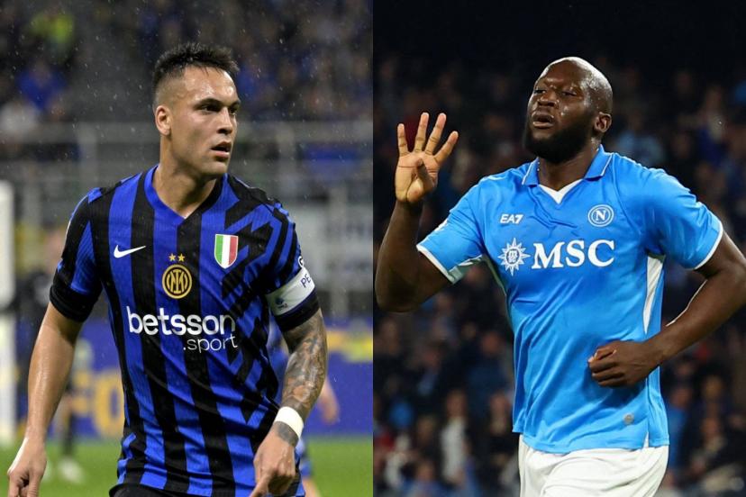 Lautaro Martinez et Romelu Lukaku, ex-duo à l'inter, sont désormais rivaux dans la course au Scudetto. (L'Équipe)