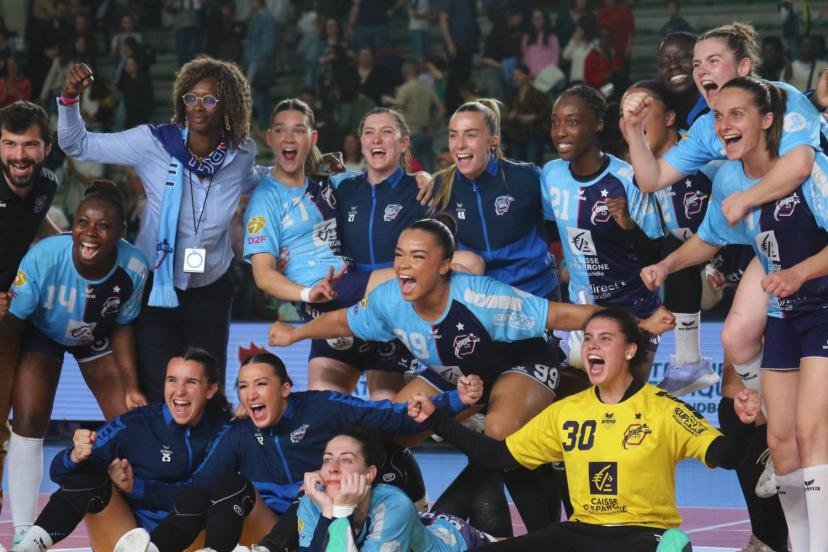 Les Havraises seront de retour en D1 la saison prochaine. (Nantes Handball féminin)
