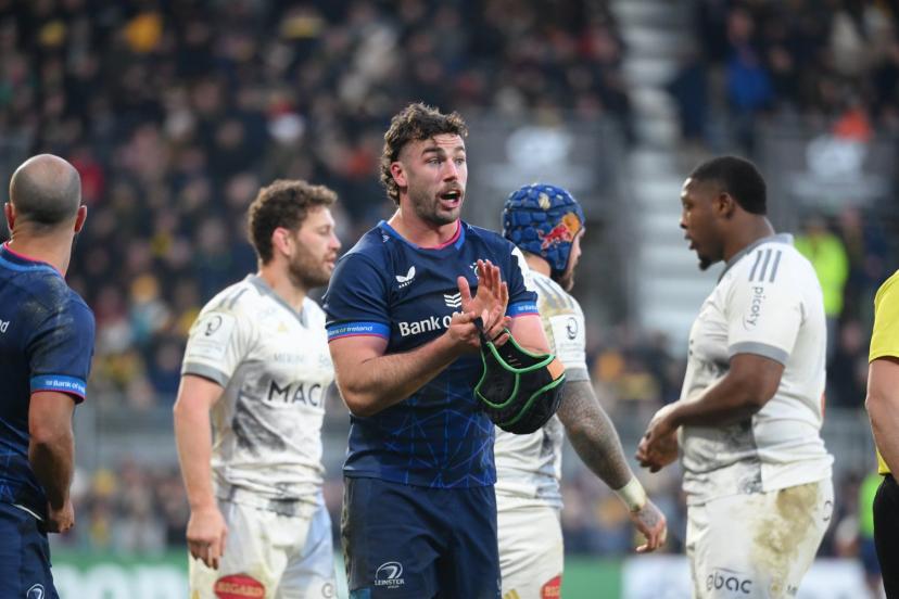 Caelan Doris ici avec le Leinster (A. Mounic/L'Équipe)