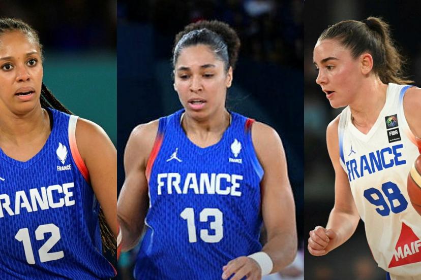 Iliana Rupert, Janelle Salaün et Pauline Astier. (L'Equipe)
