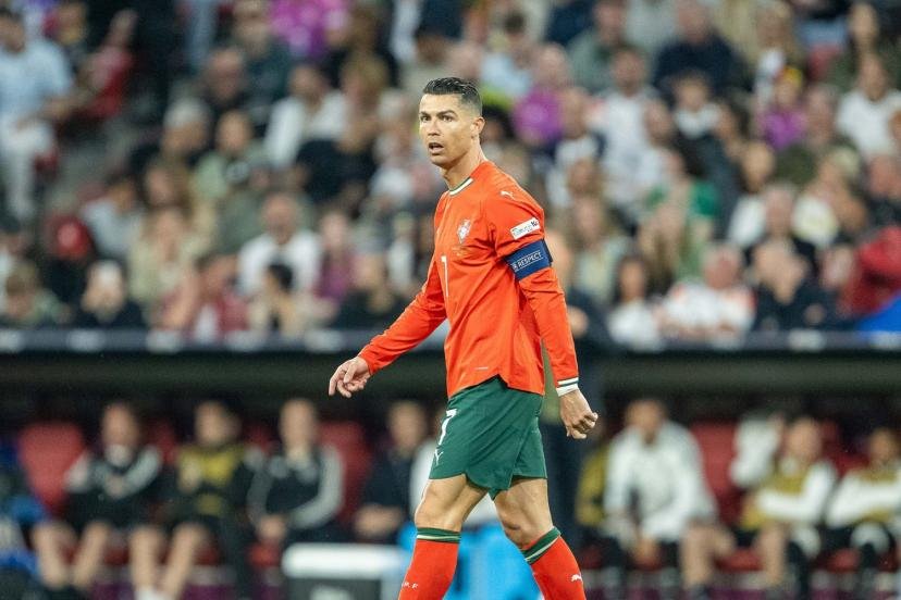 Cristiano Ronaldo buteur lors de la demi-finale de Ligue des nations contre l'Allemagne (2-1). (S.Walther/Expa)