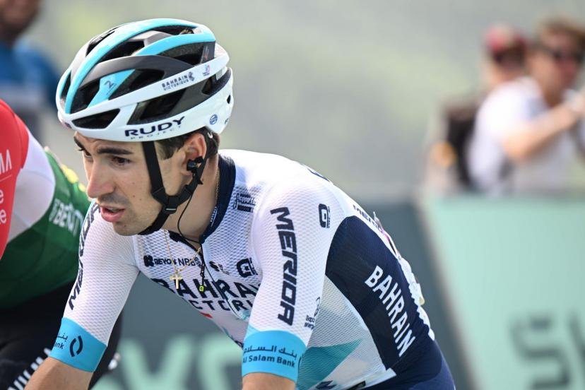 Ce samedi, Lenny Martinez a terminé l'étape à plus de 35 minutes du vainqueur Tadej Pogacar. (S.Sirotti/Icon sport)