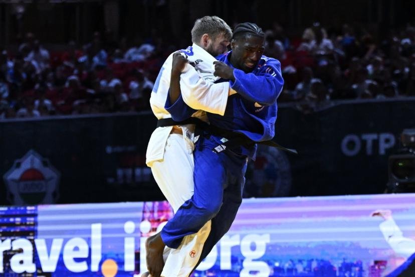 Joan-Benjamin Gaba s'est hissé en finale des Championnats du monde. (S. Mantey/L'Équipe)