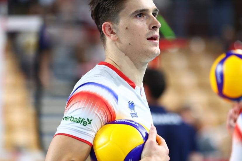 Théo Faure a inscrit 22 points contre l'Allemagne dimanche soir. (G. Le Goff/L'Équipe)