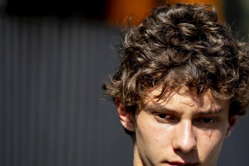 Antonelli n'a même pas fini un tour au GP d'Autrice dimanche. (Presse Sport)