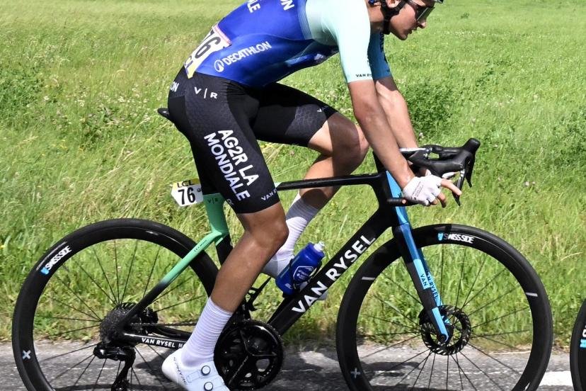 Paul Seixas a pleinement réussi son premier test en montagne. (B. Papon/L'Équipe)