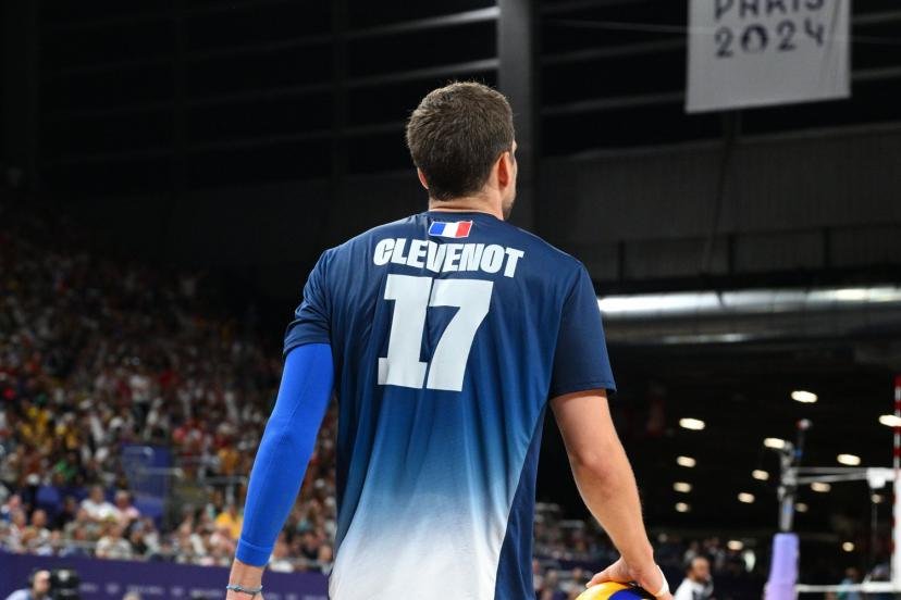 Trevor Clévenot, ici pendant les Jeux de Paris, a été le meilleur marqueur des Bleus face au Canada. (A. Mounic/L'Équipe)