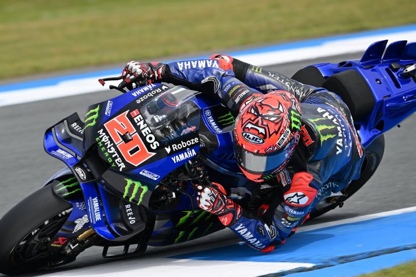 Fabio Quartararo a dominé les essais sur le circuit d'Assen. (L. Swiderek/PSP)