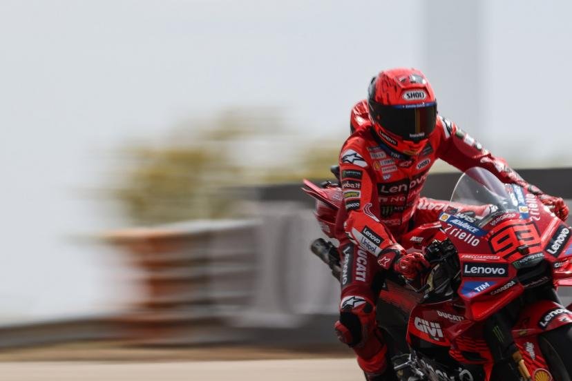 Marc Marquez impressionnant sur le circuit d'Aragon (R4924_italyphotopress/Ipp)