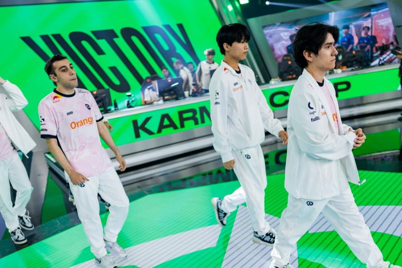 La Karmine Corp est bien lancée dans sa remontée du tableau des play-offs du LEC. (Wojciech Wandzel/Riot Games)