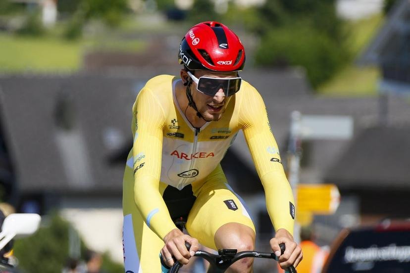 Kévin Vauquelin, dimanche. (Vanessa Zwicky / SprintCyclingAgency/Sprintcyclingagency©2025)
