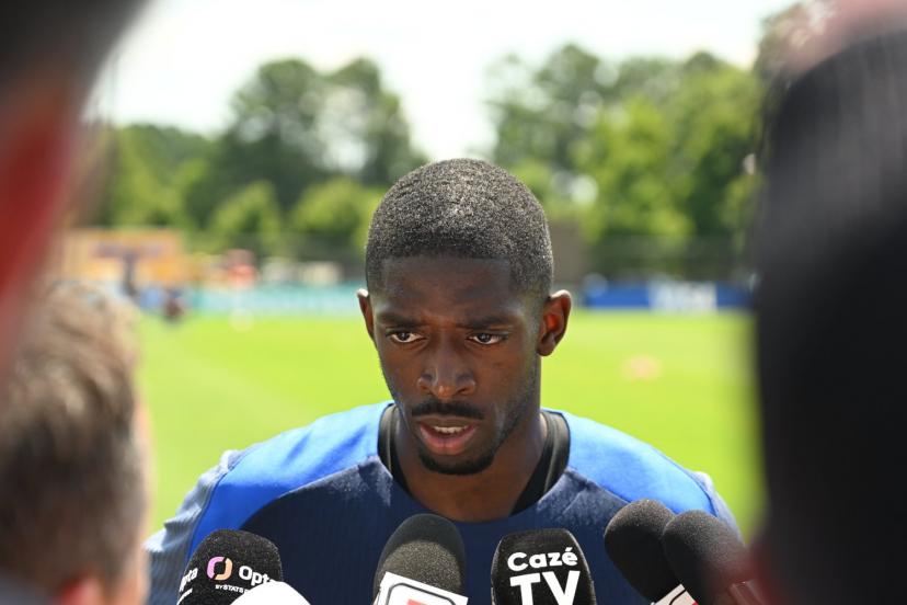 S'ils poursuivent leur route en Coupe du monde des clubs, Ousmane Dembélé et le PSG changeront de camp de base. (F. Faugère/L'Équipe)