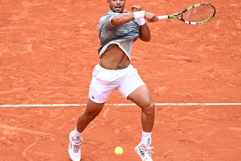 Victime d'une fracture de fatigue en pleine saison sur terre battue, Arthur Fils va retrouver le circuit sur les terrains en dur. (P. Lahalle/L'Équipe)