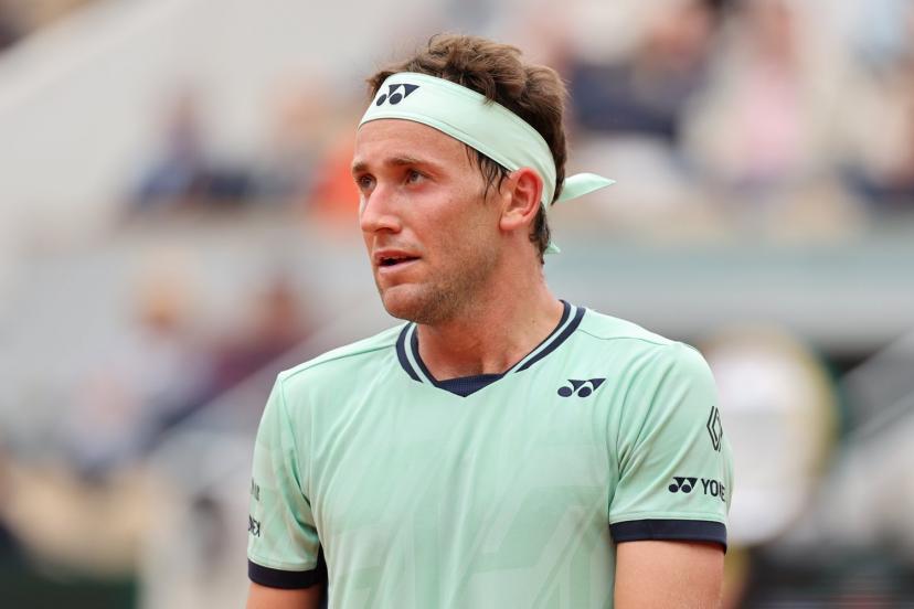 Avant Gstaad, Casper Ruud n'avait plus joué depuis sa défaite au deuxième tour à Roland-Garros. (S. Boué/L'Équipe)