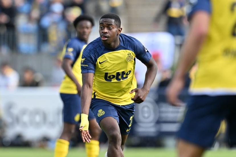 Noah Sadiki a remporté la Jupiler League cette saison avec l'USG. (D. Catry/isosport)