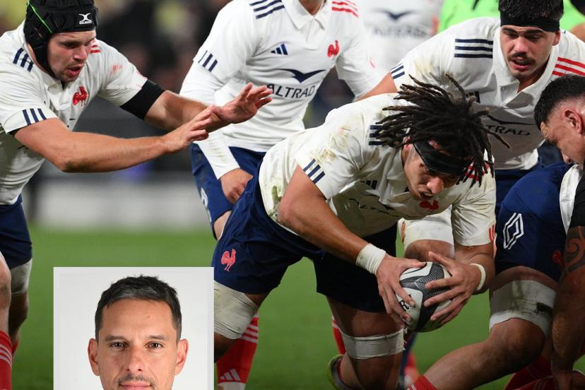 Il s'en est fallu d'un rien pour que ces « Bleus bis » ne réussissent l'exploit de battre les All Blacks devant le public le plus exigeant du pays en matière de rugby. (A. Mounic /L'Équipe)