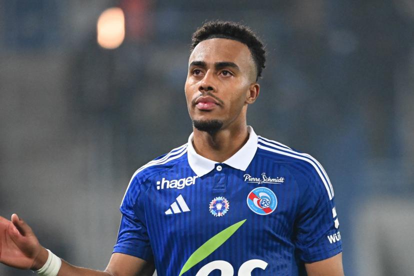 Guéla Doué a été un élément central de la bonne saison du RCSA. (A. Réau / L'Équipe)
