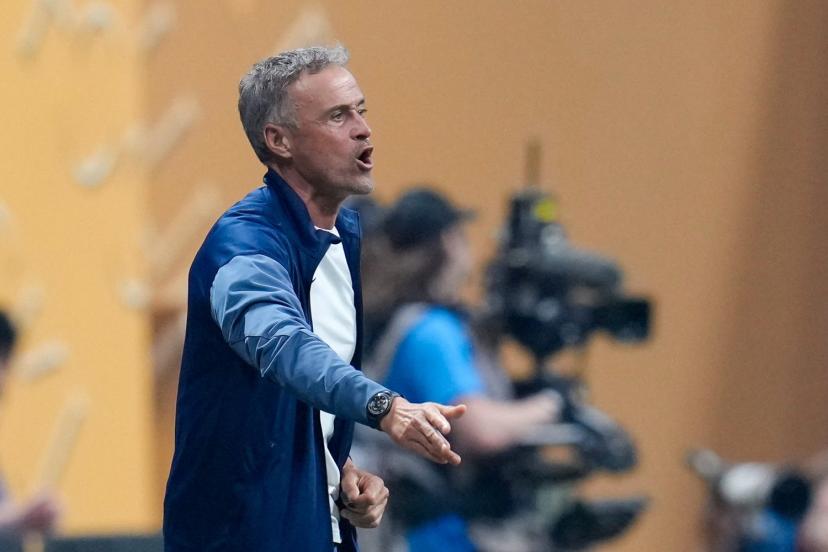 Luis Enrique, samedi, lors de PSG-Bayern (2-0). (Scott W. Coleman/Eibner-pressefoto)