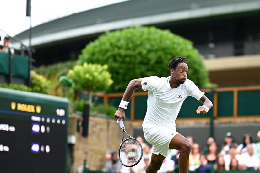 Gaël Monfils n'a pas fini de courir. (P. Lahalle/L'Équipe)