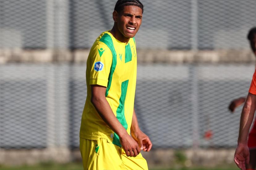 Dehmaine Tabibou va prolonger l'aventure avec Nantes. (G. Le Goff /L'Équipe)