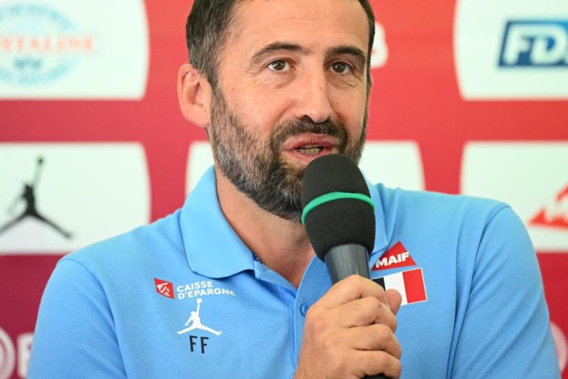 Frédéric Fauthoux et les Bleus ont un mois pour préparer l'Euro. (A. Réau/L'Équipe)