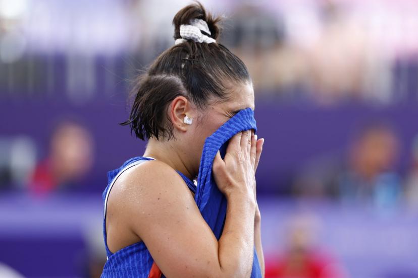 Hortense Limouzin et les Bleues ont été battues en quarts. (E. Garnier/L'Équipe)