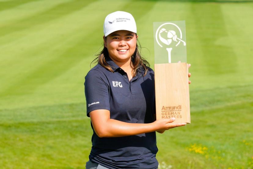 La Singapourienne Shannon Tan a remporté l'Amundi German Masters ce dimanche. (F. Peters/Witters)