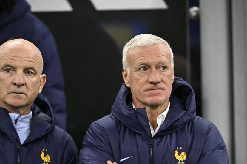 Guy Stéphan (à gauche) et Didier Deschamps séjourneront aux États-Unis jusqu'à dimanche, jour de la finale de la Coupe du monde des clubs. (S. Mantey/L'Équipe)