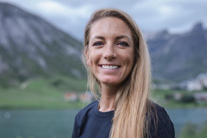 Pauline Ferrand-Prévôt a peaufiné sa préparation pour le Tour de France femmes à Tignes, début juillet. (A. Martin/L'Équipe)
