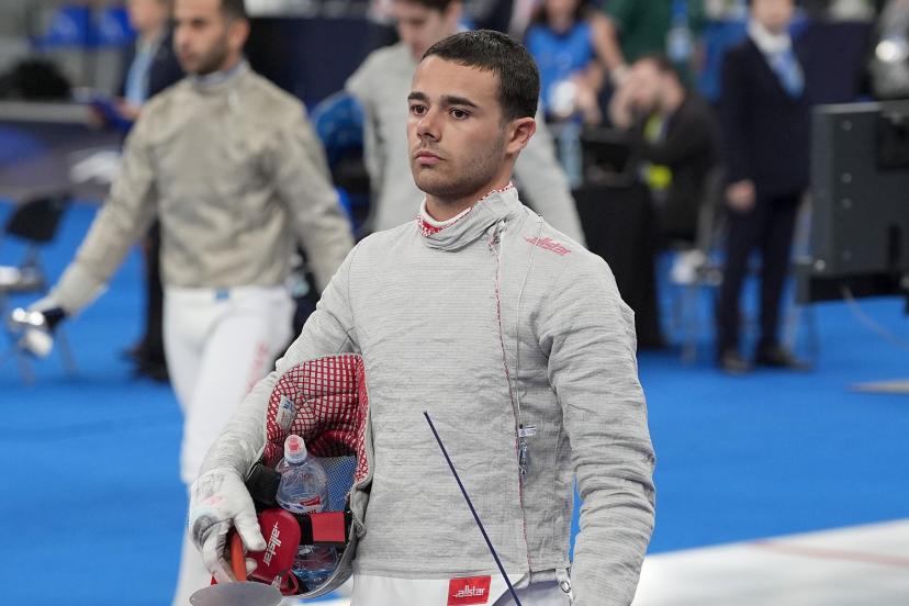 Sébastien Patrice visait le titre mondial à Tbilissi. (Bizzi/FIE)
