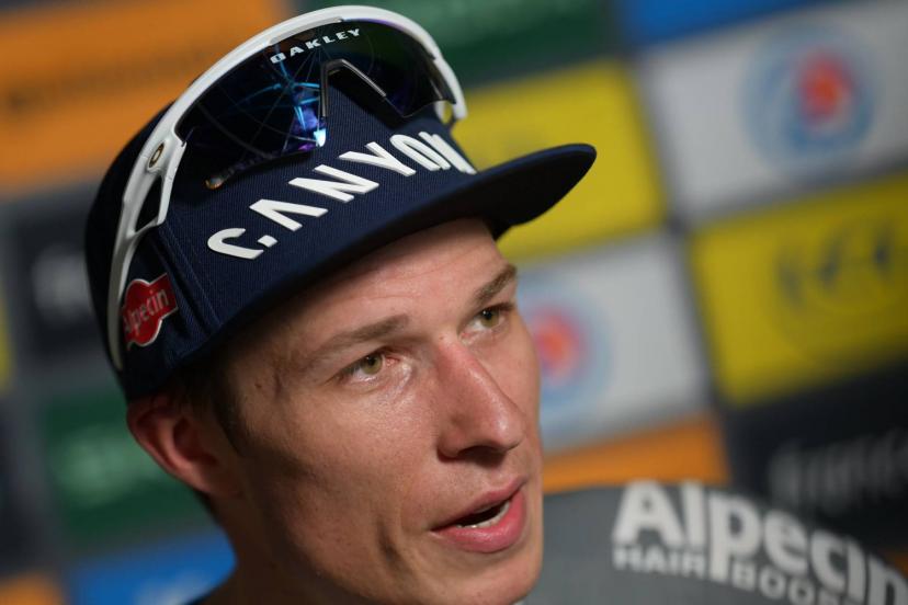 Jasper Philipsen a abandonné le Tour ce lundi après sa chute. (B.Papon/L'Equipe)