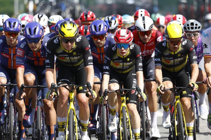 La troisième étape du Tour de France a été marquée par les nombreuses chutes. (E. Garnier/L'Équipe)
