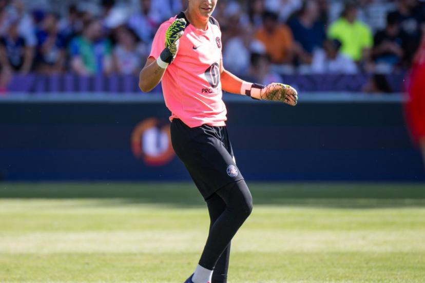 Mathys Niflore a figuré quatre fois dans le groupe en Ligue 1 l'an passé. (F. Lancelot/L'Équipe)