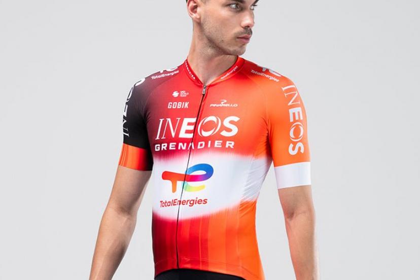 Le maillot de l'équipe Ineos Grenadiers pour l'édition 2025 du Tour de France. (DR)