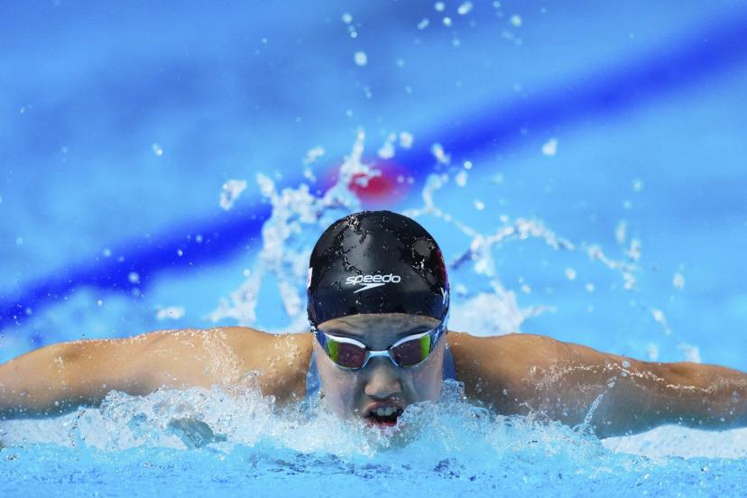 Yu Zidi en action ce dimanche à Singapour. (V. Thian/AP)