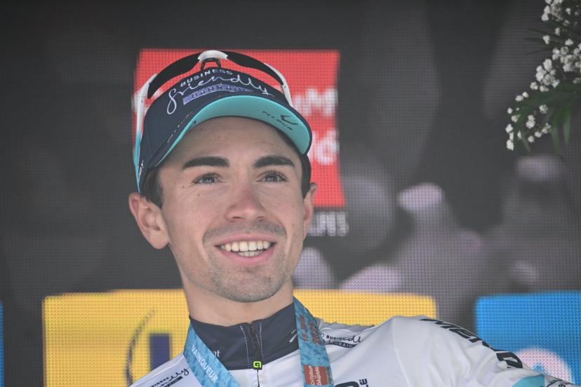 Lenny Martinez lors du Critérium du Dauphiné 2025. (B. Papon/L'Équipe)
