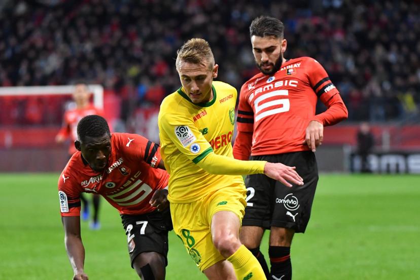 Formé à Nantes, Valentin Rongier considérait Rennes comme un club « ennemi ». (P. Lahalle/L'Équipe)