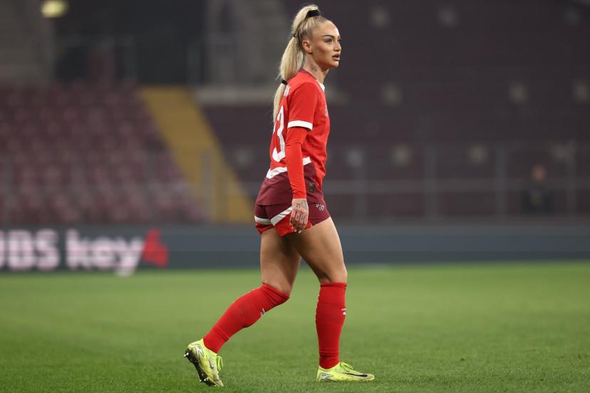 Alisha Lehmann figure parmi les 23 joueuses de la Suisse sélectionnées pour l'Euro à domicile. (A. Martin/L'Équipe)