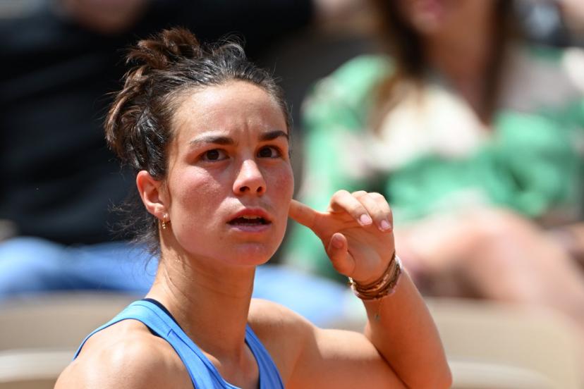Loïs Boisson à Roland-Garros. (F. Faugère/ L'Équipe)