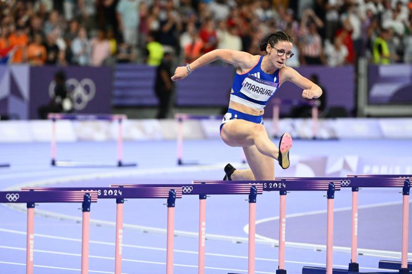 Louise Maraval lors des JO de Paris. (F. Faugère/L'Équipe)
