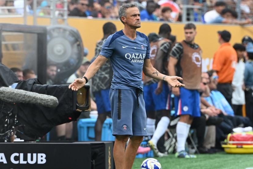 Luis Enrique, entraîneur du PSG. (F. Faugère/L'Équipe)